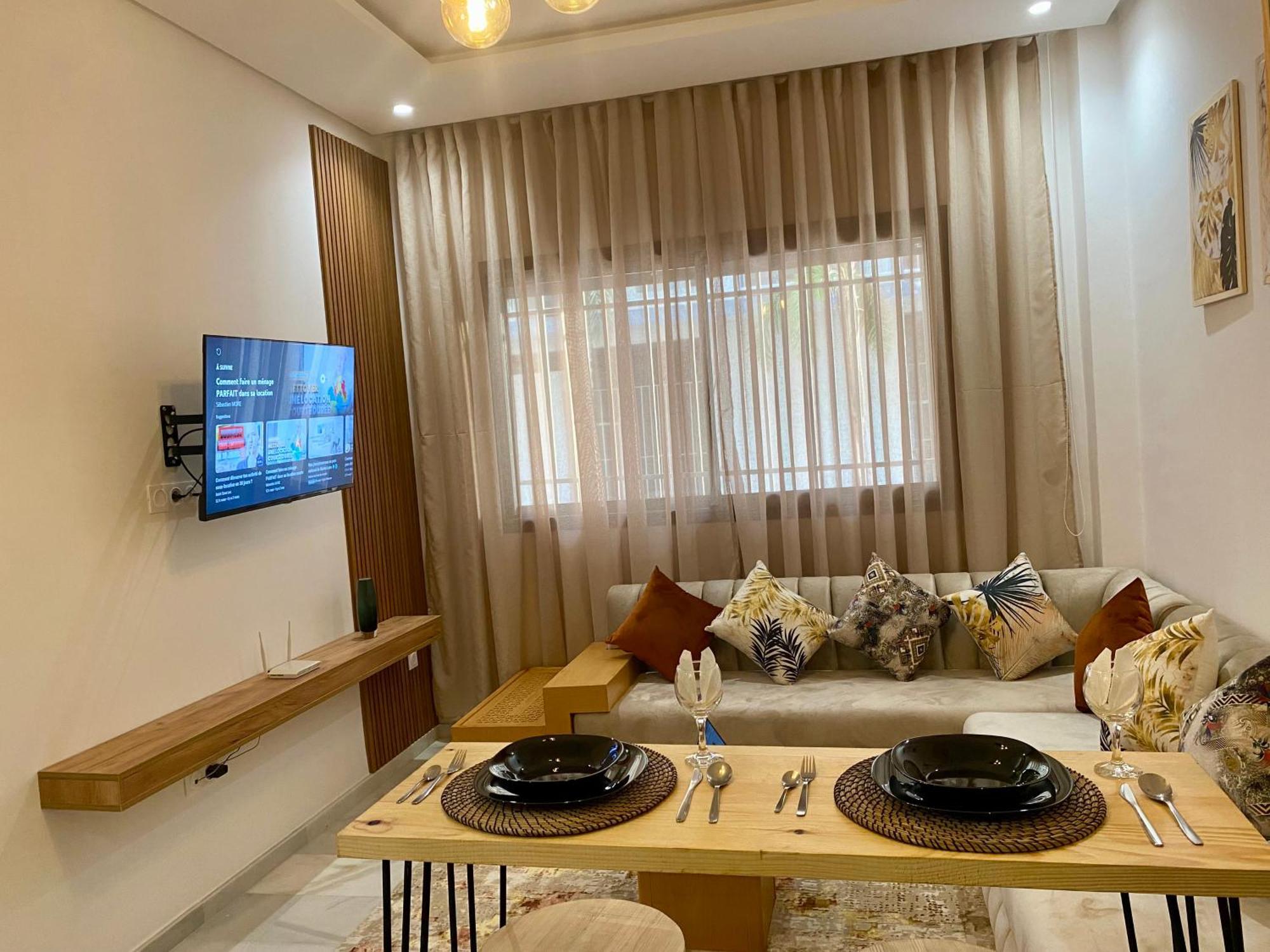 Ferienwohnung Elegance En 40 Metres Nouaceur Exterior foto